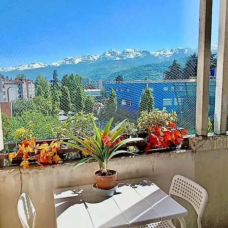 Apartamento Magnifique T3 - Calme&tout équipé - Avec Vue&parking Privé Gratuit Grenoble